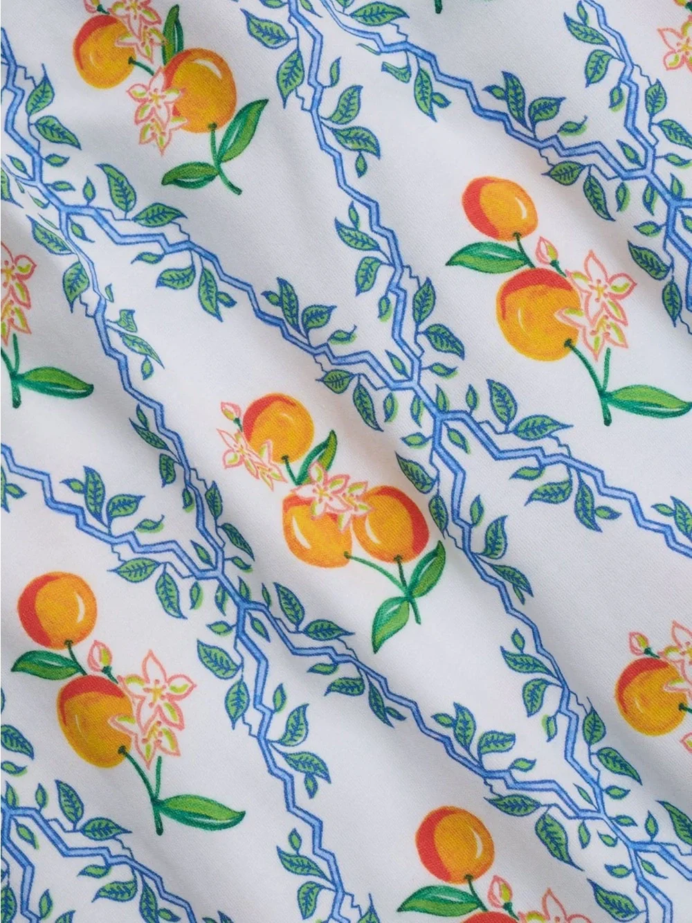 Roller Rabbit Clementine Trellis Polo Pajamas